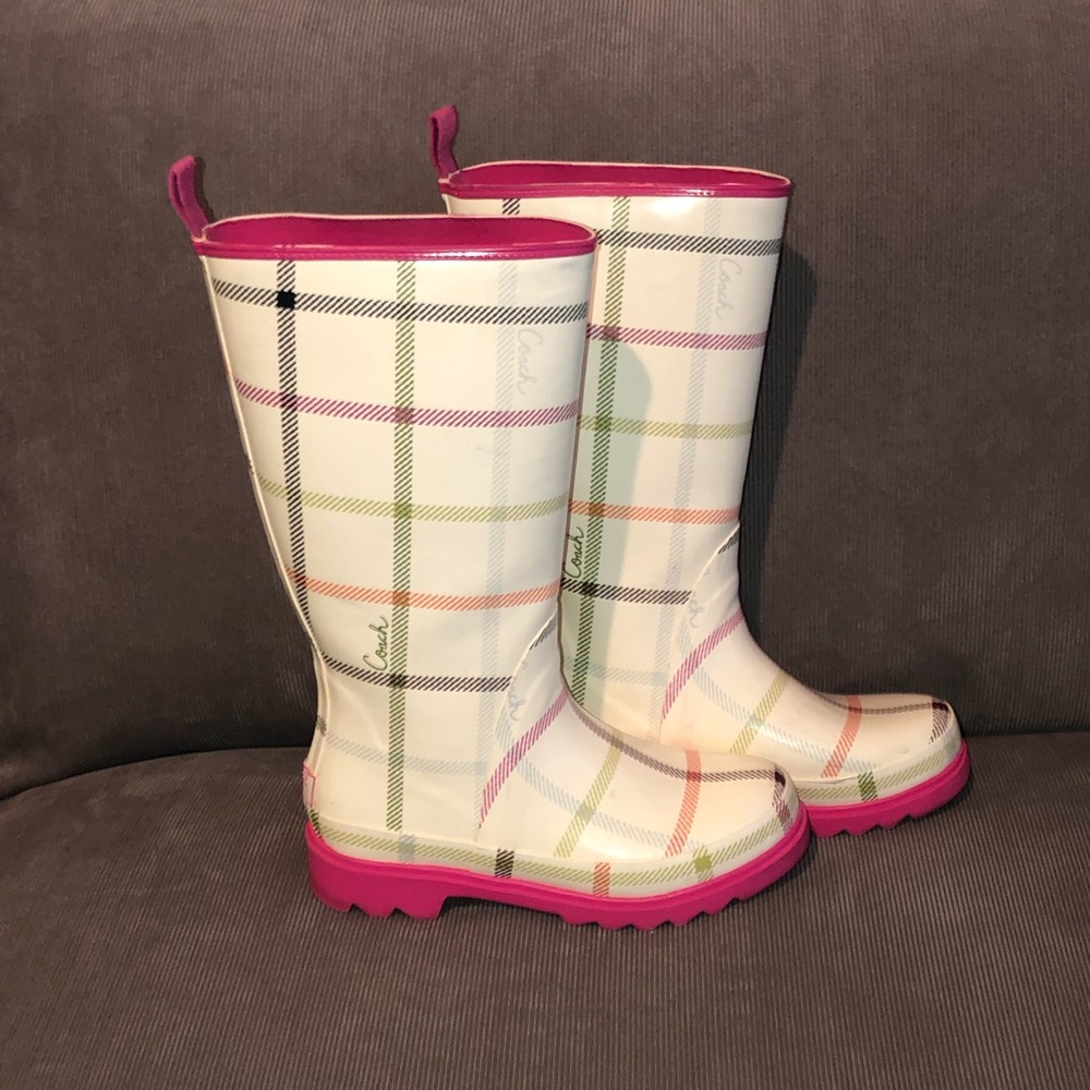 COACH Paisley Rain Boots